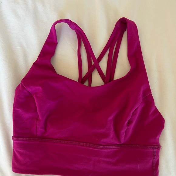 lululemon athletica Other - lululemon athletica Strappy Sports Bra - Magenta